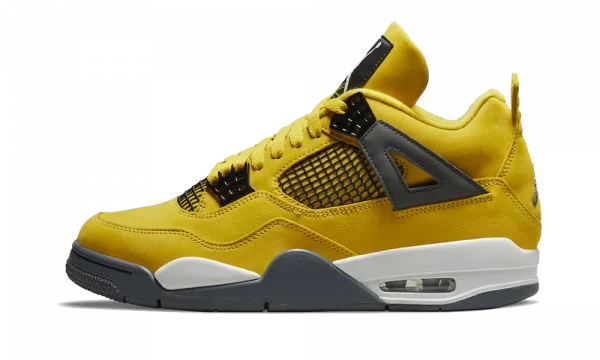 Ressentez l'énergie avec la Jordan 4 Lightning. Une icône du basket revisité pour capturer l'éclat de la victoire avec style.