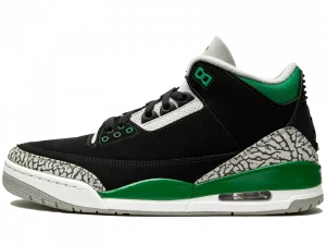Plongez dans l'audace du style avec la Jordan 3 Pine Green. Une sneaker emblématique qui fusionne l'héritage du basketball et l'esthétique contemporaine.