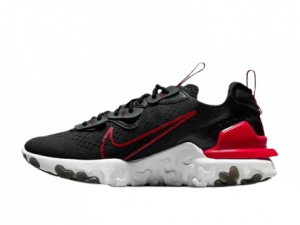 Découvrez la Nike React Vision : fusion parfaite de style avant-gardiste et de performances inégalées, pour repousser les limites à chaque foulée.